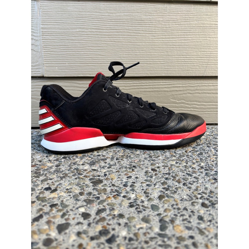 Men's adidas Rose 2.5 Low Chicago Bulls 'Away' Black/Red Basketball Size 12.5 - Picture 2 of 11